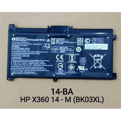 Jual Baterai HP Pavilion X360 14 14m HSTN UB7G TPN W125 BK03XL ORIGINAL