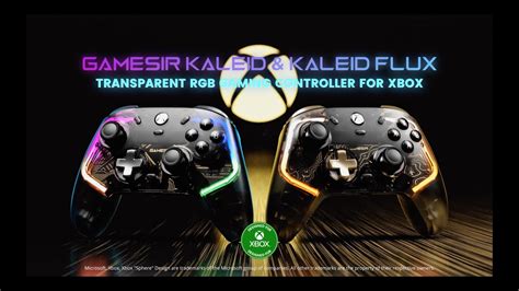 Gamesir Kaleid Kaleid Flux Transparent Rgb Gaming Controller For Xbox