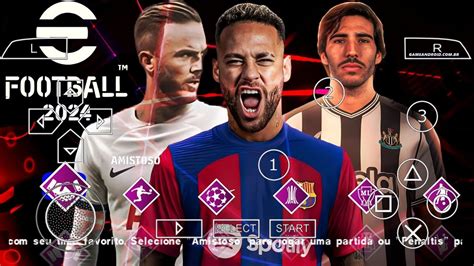 Efootball Pes 2024 Ppsspp Atualizados TransferÊncia Ucl Uel E Novos Kits 23 24 Camera Ps4 Ps5