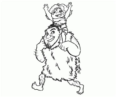 The Croods Coloring Pages