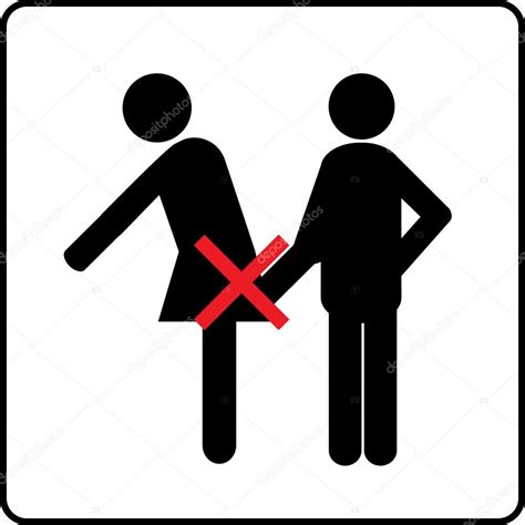 Do Not Touching Ass Stock Vector By Renatas