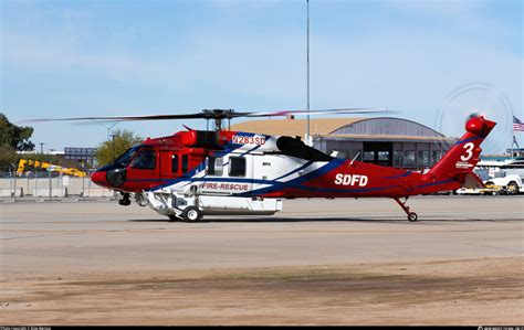 N283SD San Diego Fire Department Sikorsky S-70i Firehawk Photo by Riley ...