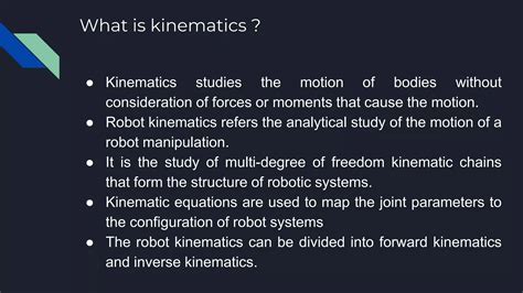 Inverse Kinematics PPT