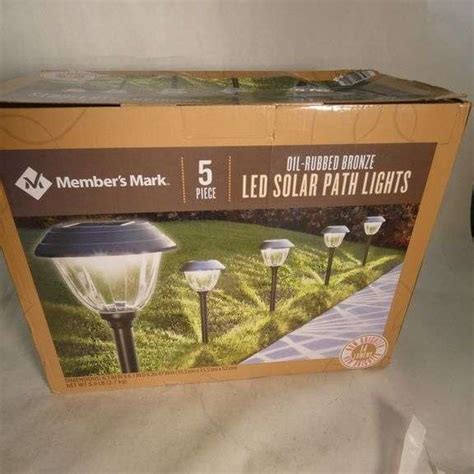 Member S Mark Oil Rubbed Bronze Led Solar Lights Rio Grande Trade