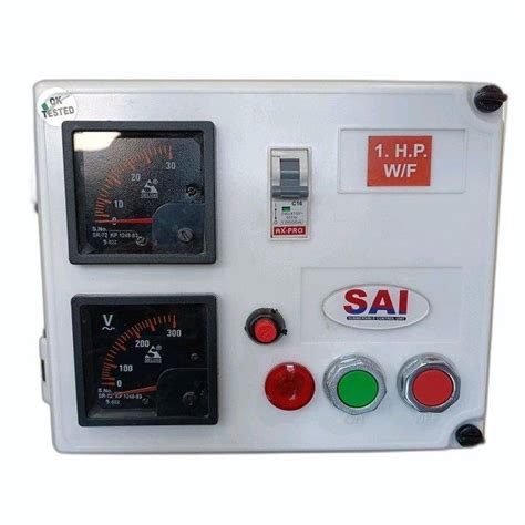 Single Phase V Hp Fibre Body Submersible Pump Control Panel