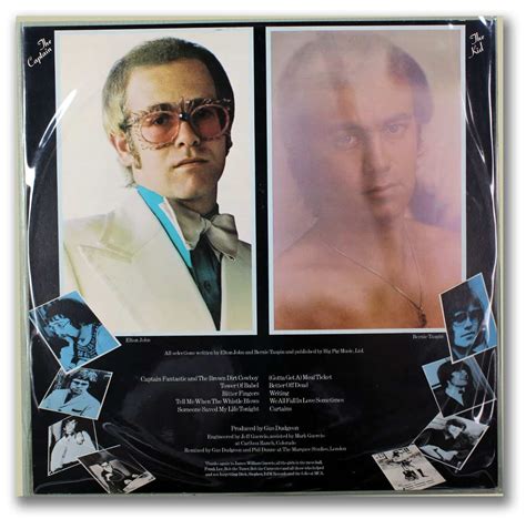 Elton John - Captain Fantastic and the Brown Dirt Cowboys - the Vinyl ...