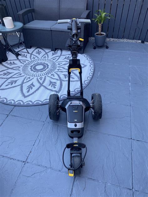 Powakaddy Ct Gps Electric Golf Trolley Hole Lithium Battery Ebay