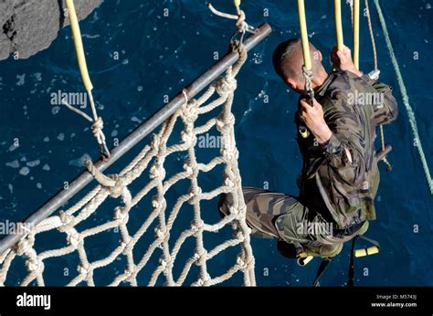 2e Regiment De Parachuitstes Dinfanterie De Marine Stockfotos Und