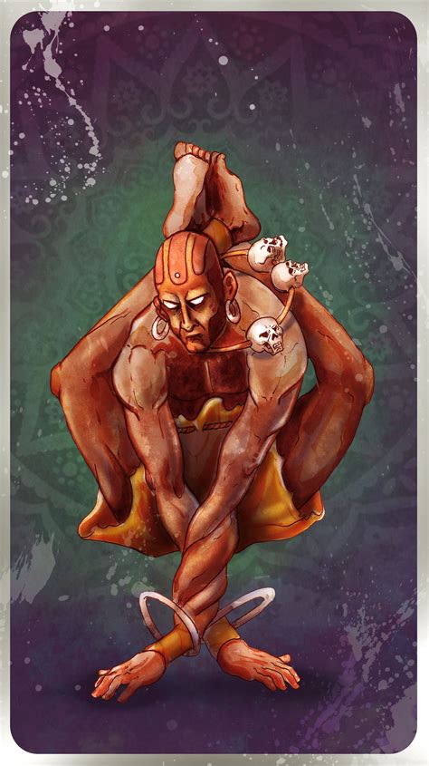 Dhalsim Streetfighter Darushimu Watercolor Digital Practice Street