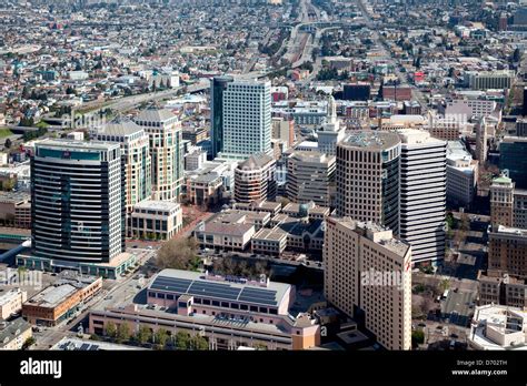 Downtown Oakland California Skyline With Uptown Oakland In The