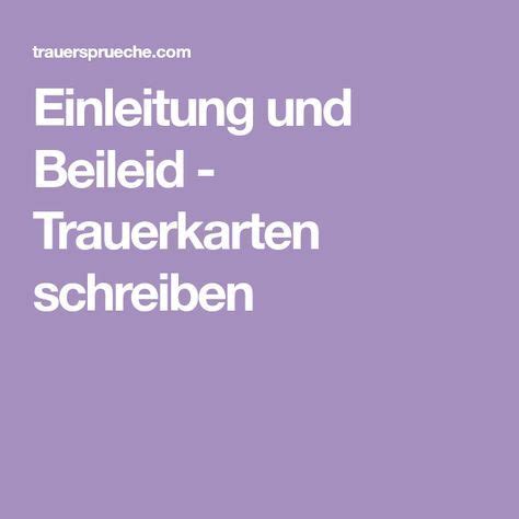 Einleitung Und Beileid Trauerkarten Schreiben Trauerkarte Schreiben