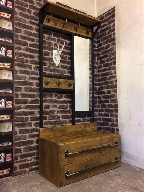 VESTIAIRE INDUSTRIEL Hallway Furniture Metal Furniture Diy Furniture