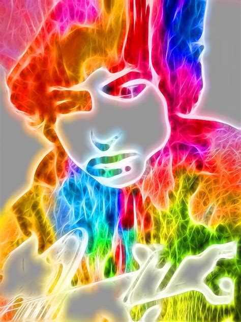 Neon Color Bob Dylan By Dan Sproul Bob Dylan Neon Art Neon Wall Art