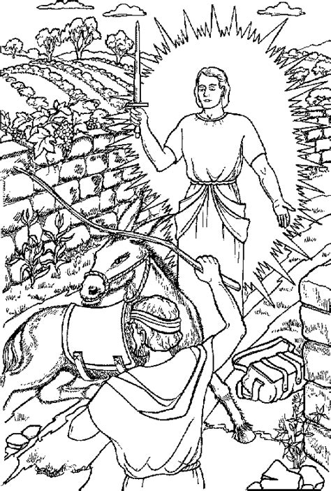 Coloring Page Balaam Free Printable