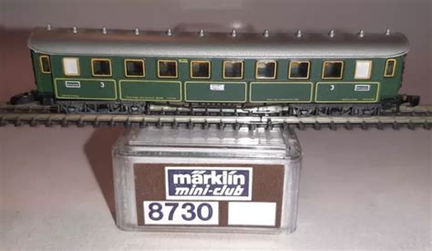 MÄrklin Z Gauge 8730 Bavarian 3rd Class Passenger Wagon £1800