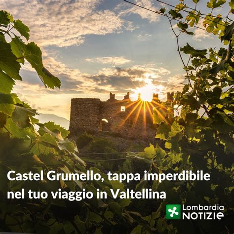 Circondato da vigneti e immerso nella storia Castel Grumello è una