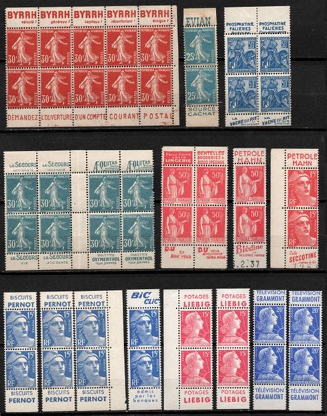 France 1907 1955 Lot De Timbres Semeuse Jeanne D Arc Catawiki