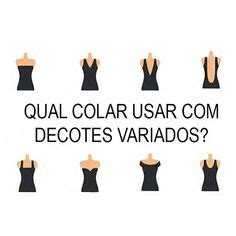 Qual Colar Usar Decotes Variados Decote Colares Vestido Decote V