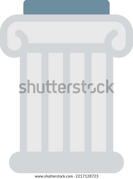 Pillar Vector Illustration On Transparent Background Stock Vector ...