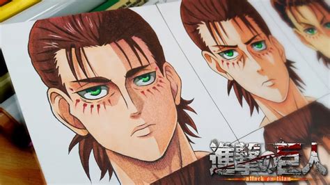 Drawing Eren yeager in different anime styles | Attack on titan / 進撃の巨人 ...