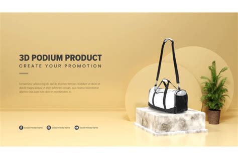 Elegant Podium Product Display Mockup Graphic By Hr Studio Creative