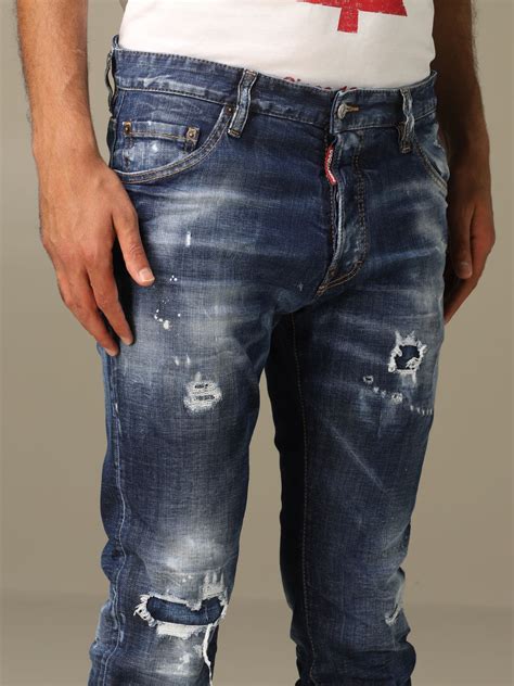 Dsquared2 Cool Guy Regular Fit Jeans With Breaks Jeans Dsquared2 Men