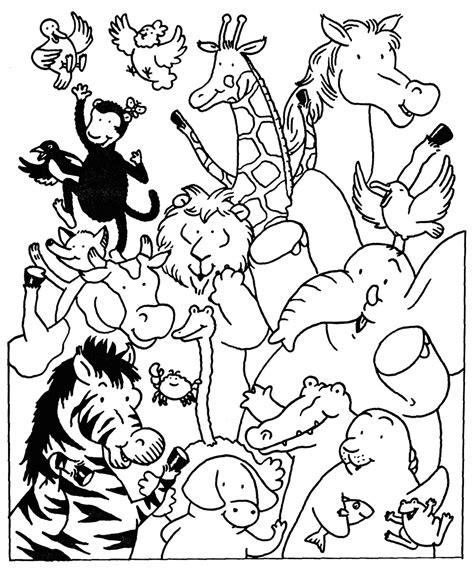 Coloriage Imprimer Savane Tigres Ausmalbilder Colorier Harimau