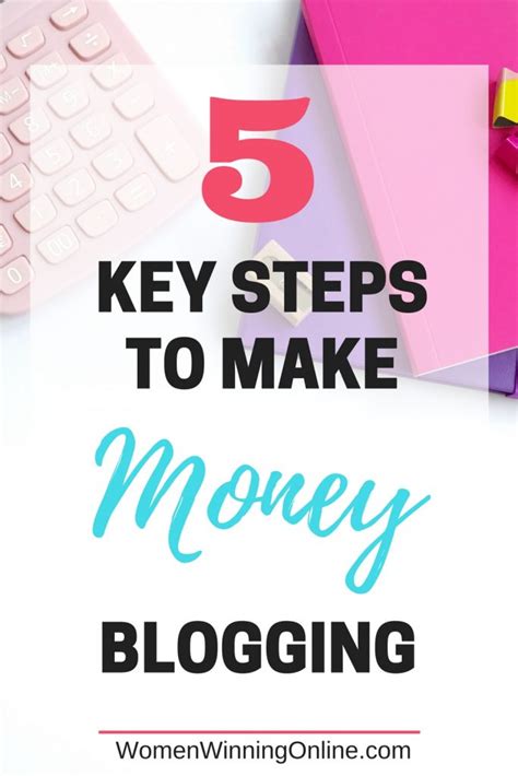 5 Key Steps To Make Money Blogging Women Winning Online