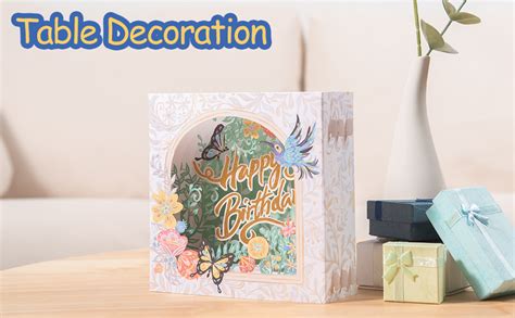 Amazon Homanga Happy Birthday Greeting Card D Flower And