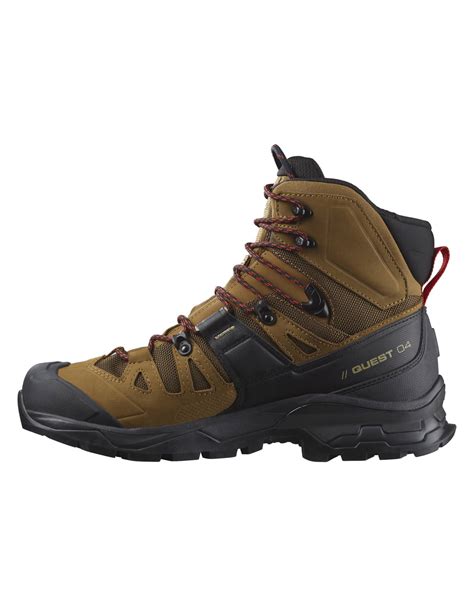 Salomon Quest 4 Gtx Rubberblackfiery Red Trekking Boots Snowleader