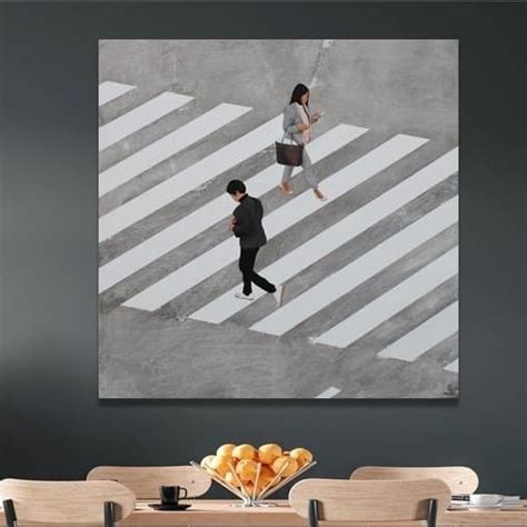 Quadro decorativo em acrílico Paso de Cebra 4 OHORIGINAL BUSINESS