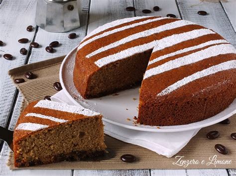 Torta Al Caff E Cioccolato Sofficissima Zenzero E Limone