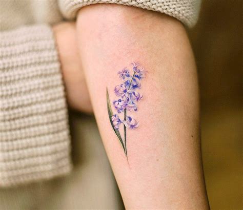 Hyacinth Flower Tattoo