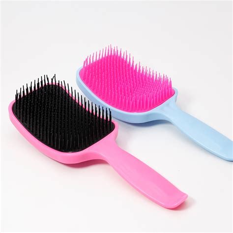 Kit 3 Escova de Cabelo Raquete Flex Escova Desembaraçadora Raquete