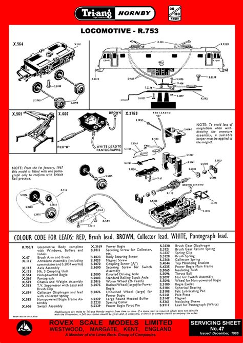 Hornby Railways Collector Guide Service Sheet 47