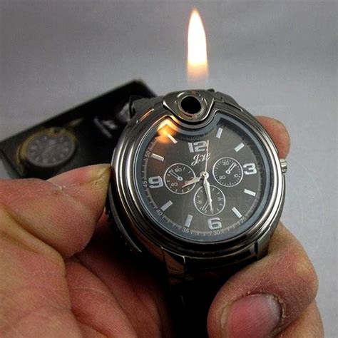 Acheter Montre Briquet Gaz Int Gr Pour Homme Faux Chronom Tre