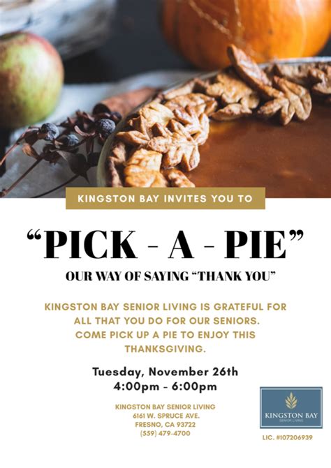 Pick A Pie Flyer Clovis Chamber Of Commerce