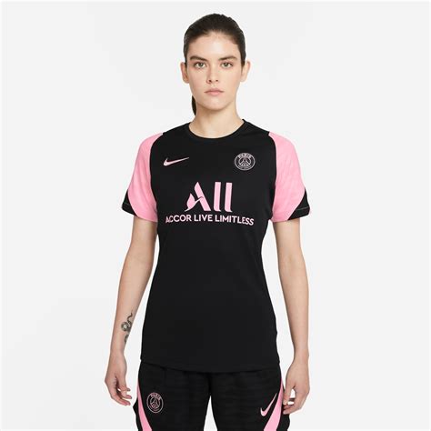 Camisa Paris Saint Germain PSG Treino Nike Masculina Preto E Rosa