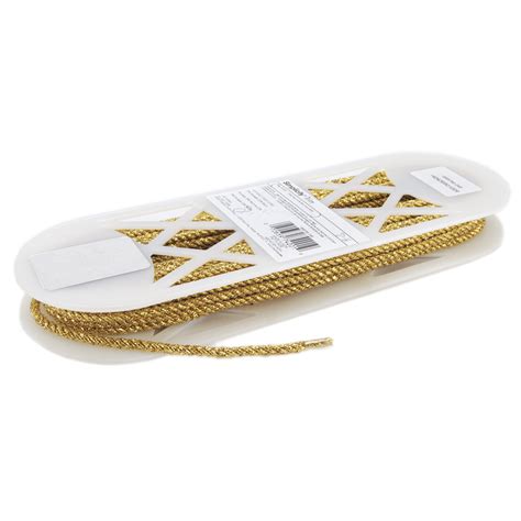 Simplicity Twisted Cord Trim Gold Joann