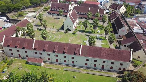 Benteng Fort Rotterdam Or Fort Ujung Pandang Aerial Video No