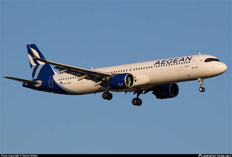 SX NAB Aegean Airlines Airbus A321 271NX Photo By Maxim Weber ID