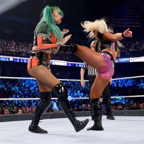 Wwe Women Charlotte Flair And Shotzi Vs Toni Storm And Sasha