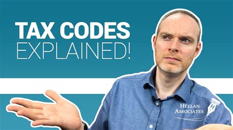 Tax Codes Explained Youtube