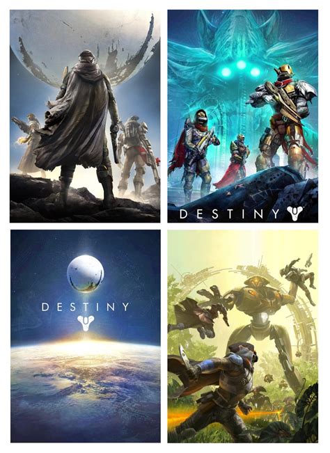 Bundle Of 4 Destiny Posters by GamePosters on Etsy