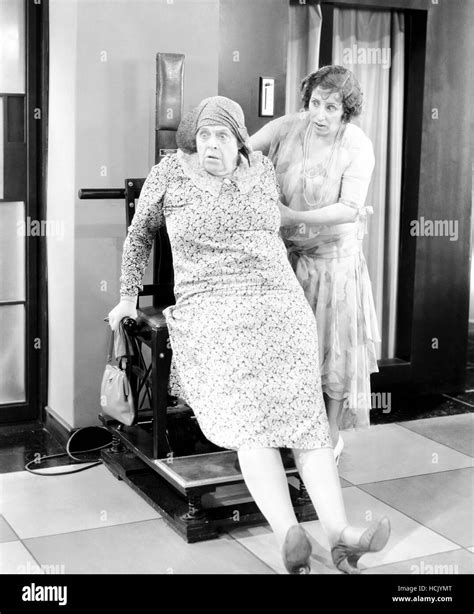 Reducing From Left Marie Dressler Polly Moran 1931 Stock Photo Alamy