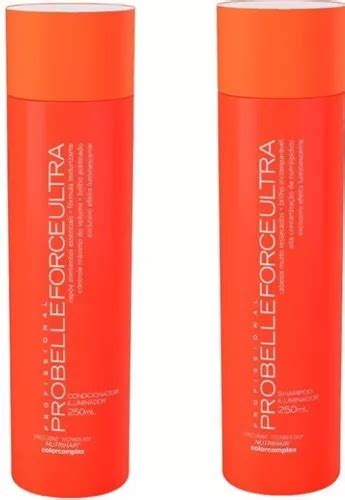 Kit Probelle Force Ultra Iluminador Shampoo Condicionador