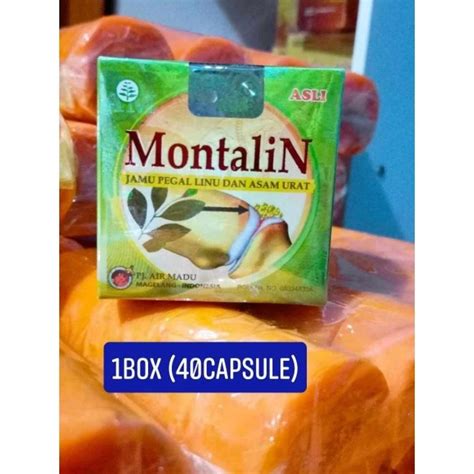 Montalin Herbal Capsule Sachet Box Shopee Philippines