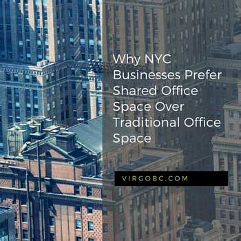 Why New York City businesses prefer shared office space over traditional office space