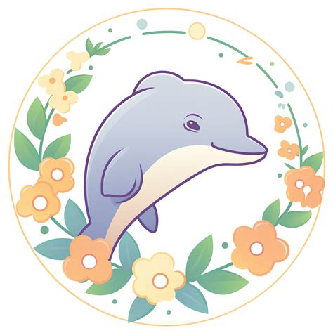 Cartoon Dolphin Ai Generative 28274549 Png