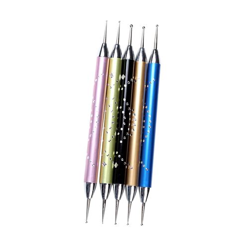 5 PCS Cake Dotting Pen Embossing Stylus Fondant Shaping Tool Set